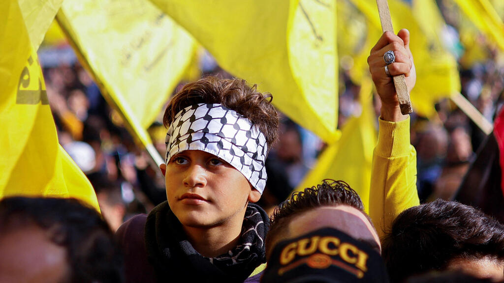 Fatah rally in Gaza marking 85th anniversary of the organization 
