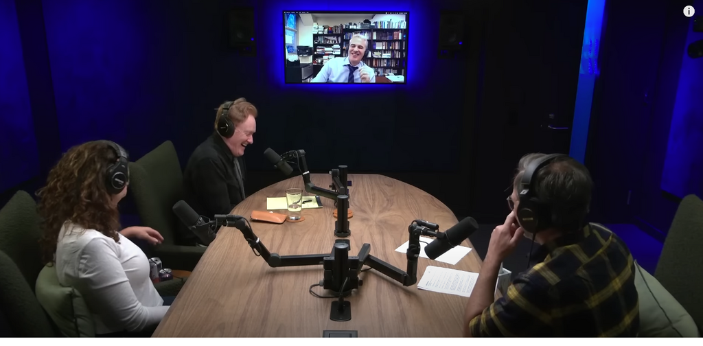 Rabbi David Schuck of New Rochelle was a guest on Conan O'Brien's podcast on Dec. 29 