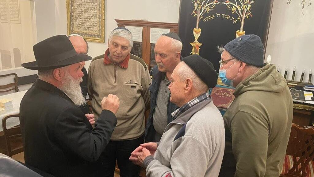 זקני הקהילה היהודית שנותרו בקייב