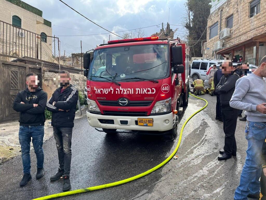 זירת השריפה
