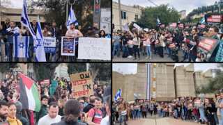 סטודנטים מפגינים באוניברסיטאות