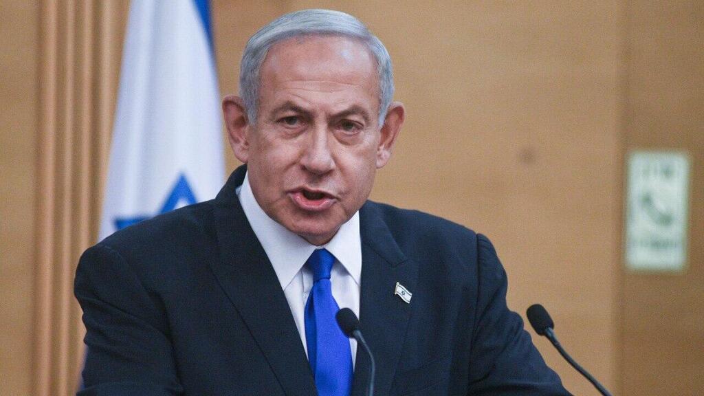 Bejamin Netanyahu (Photo: Rafi Kotz) ישיבת סיעה הליכוד