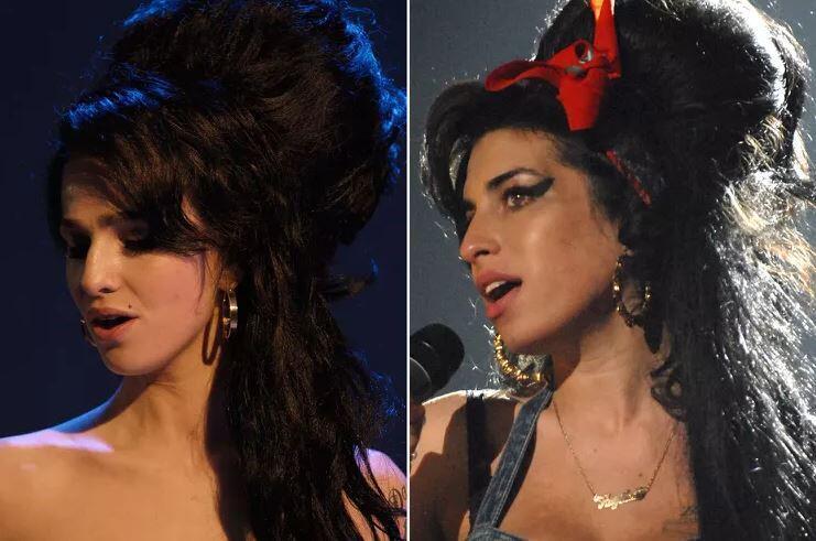 Marisa Abela (left) to portray the late Amy Winehouse