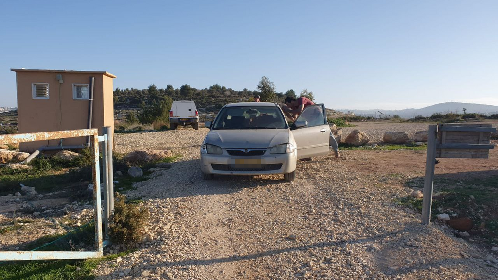 זירת ניסיון הדקירה בחוות שדה אפרים