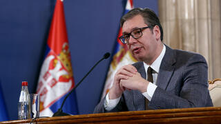נשיא סרביה אלכסנדר ווצ'יץ' נאום מאותת על נכונות ל תוכנית מערבית הסדר עם קוסובו