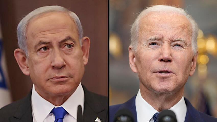 Benjamin Netanyahu, Joe Biden     