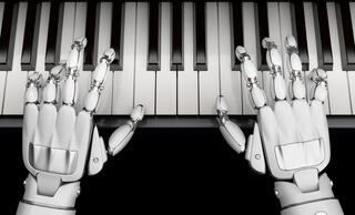 רובוט מנגן בפסנתר