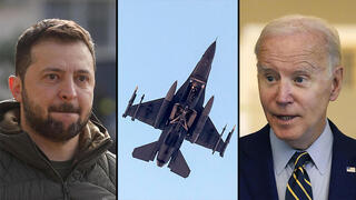  ביידן, זלנסקי ו-F-16. המטוסים יגיעו, אבל מתי?