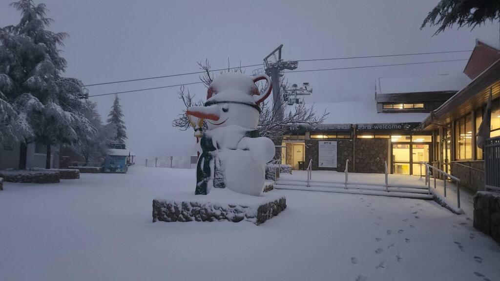 שלג כבד בחרמון