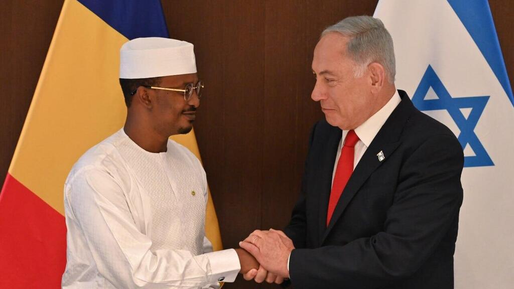 ראש הממשלה בנימין נתניהו עם נשיא צ'אד מהמט דבי