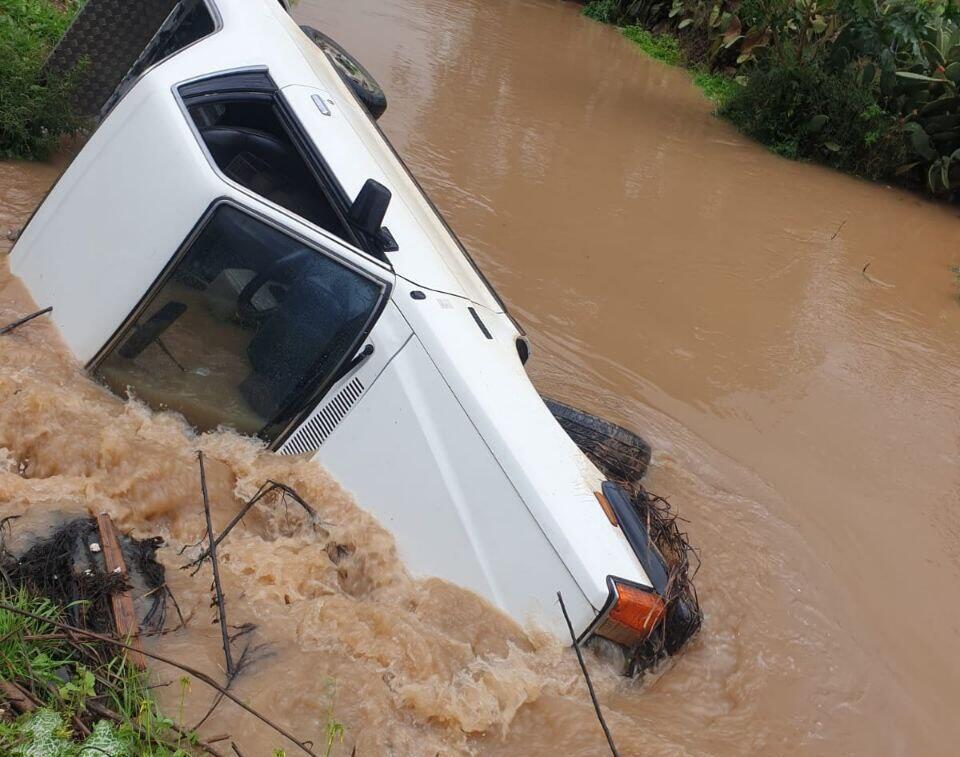 הכביש המחבר בין טייבה לטירה מוצף