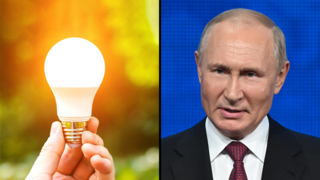 אוקראינה רוסיה נורות LED חשמל