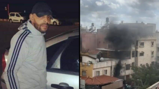 הצתת הבית של החשוד ברצח בג'אסר א זרקא