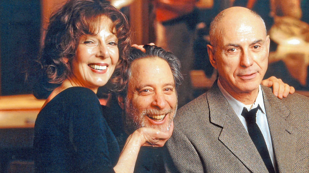 Julian Schlossberg, center, is shown with Elaine May and Alan Arkin (Photo: Courtesy of Julian Schlossberg) Julian Schlossberg, center, is shown with Elaine May and Alan Arkin