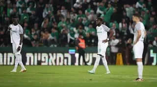 שחקני מכבי חיפה מאוכזבים