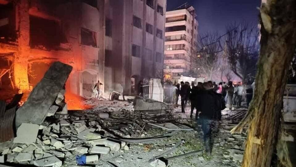 מוקדי התקיפה שיוחסה לישראל בדמשק, סוריה