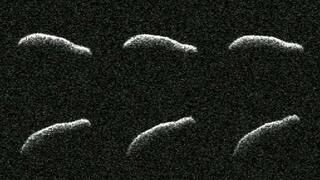 שש תמונות של האסטרואיד המלבני