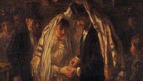 חתונה יהודית. חתונה יהודית ציור של יוסף ישראליס, 1903