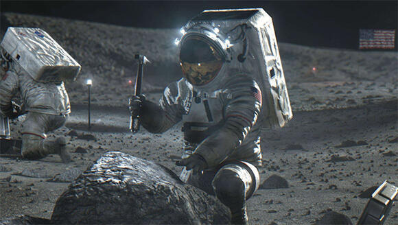 התוכנית: לשוב לדרוך על הירח ב-2026. הדמיית פעילות של האסטרונאוטים במשימת ארטמיס 3