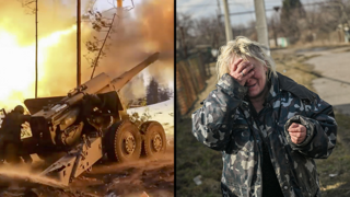 תיעוד של משרד ההגנה הרוסי צבא רוסיה ב זפוריז'יה אוקראינה