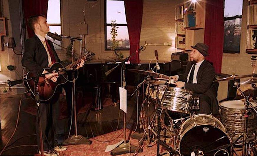 Percussionist Ricky Gordon, right, and Jeremiah Lockwood, the front man for The Sway Machinery, form the duet Gordon Lockwood