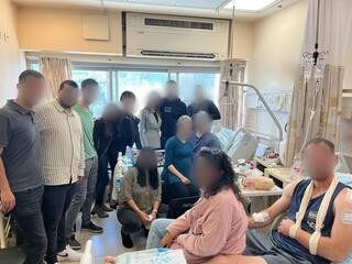 מפגש בין לוחמי ימ"מ ואנשי מודיעין של השב"כ בבית החולים רמב"ם
