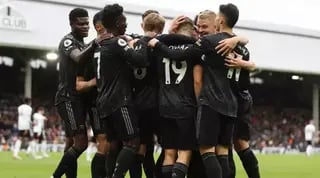 שחקני ארסנל חוגגים