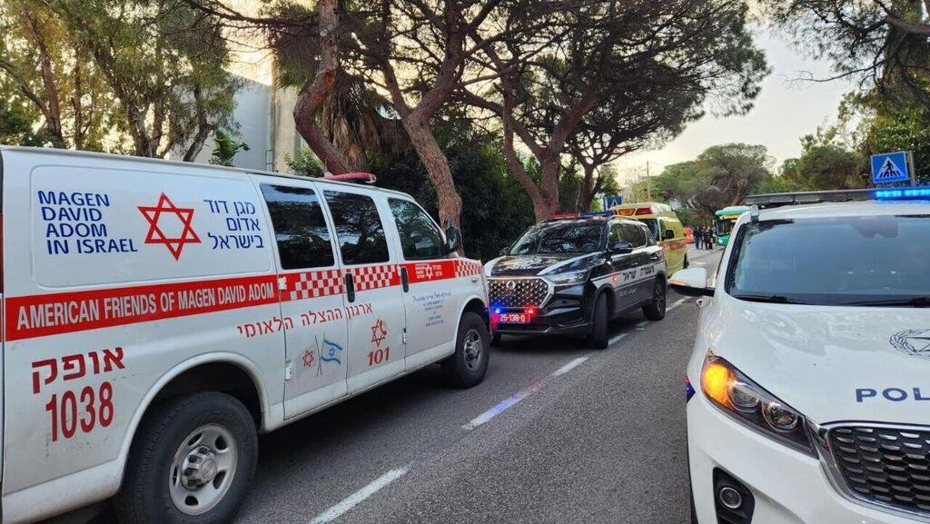 כוחות ההצלה בזירה בחיפה