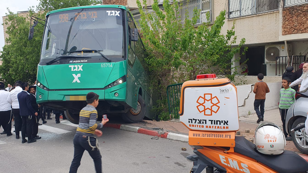 זירת תאונת הדרכים בישוב רכסים