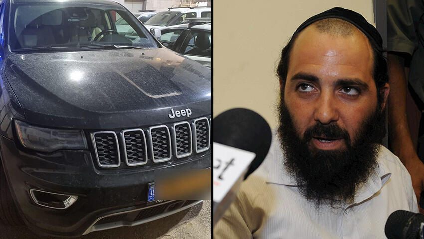 Яакова Йешуруна поймали за рулем Jeep Cherokee (Фото: Исраэль Йосеф) יעקב ישר ישורון בבית המשפט, ארכיון