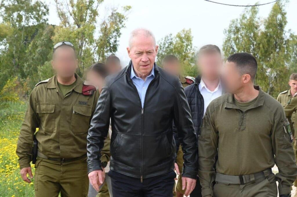 שר הביטחון יואב גלנט בביקור ביחידת עוקץ