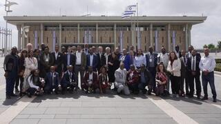 בכירים ממדינות אפריקה והמפרץ הגיעו לביקור היסטורי בירושלים