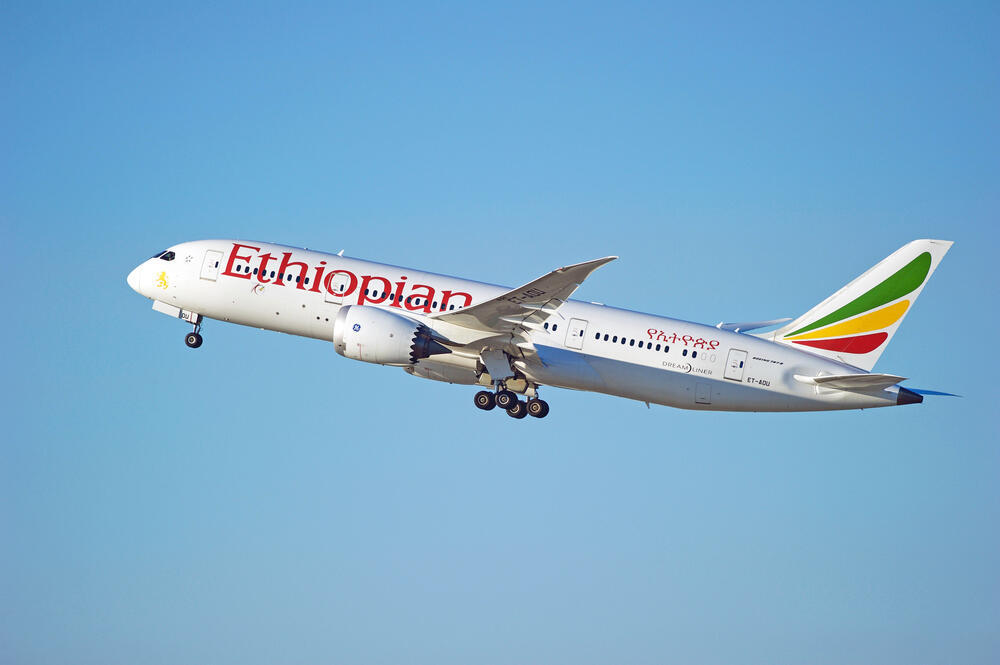 מטוס של חברת אתיופיאן איירליינס