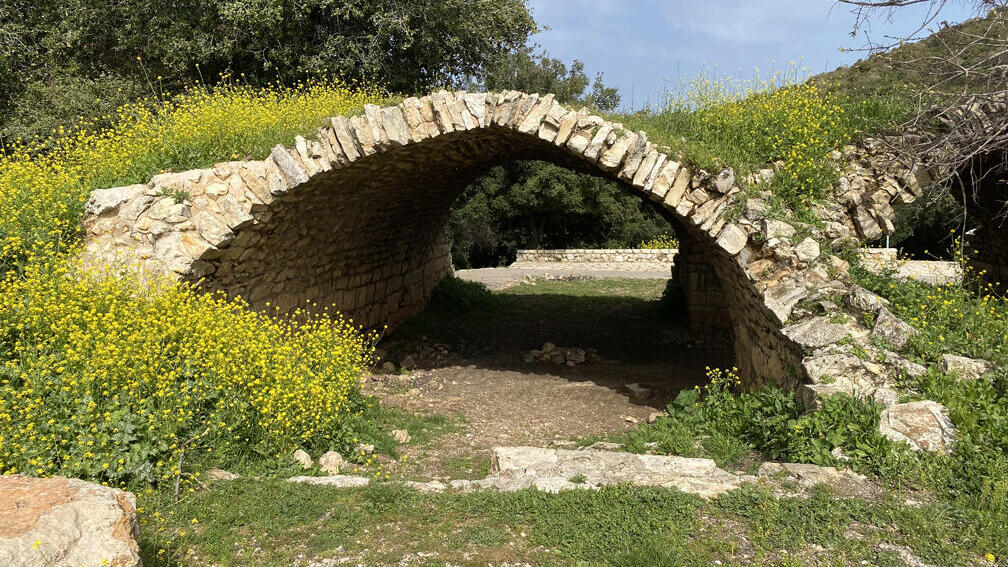שרידי המבנים העות'מאניים בחורבת חממה