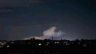 אזור התקיפה בחומס שבסוריה שיוחסה לישראל