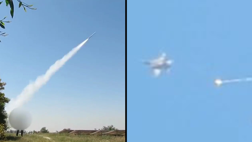 Видео: ВВС ЦАХАЛа сбили беспилотник над Газой, ХАМАС запустил ракету по ...