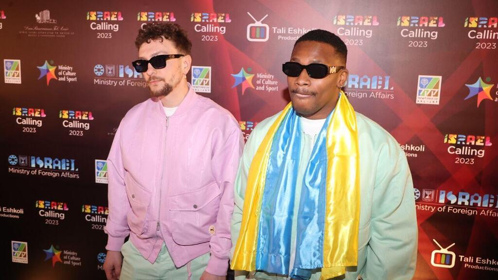 מעדיפים לנצח במלחמה. TVORCHI נציגי אוקראינה, אירוויזיון 2023 (צילום: מוטי קמחי) TVORCHI נציגי אוקראינה, אירוויזיון 2023