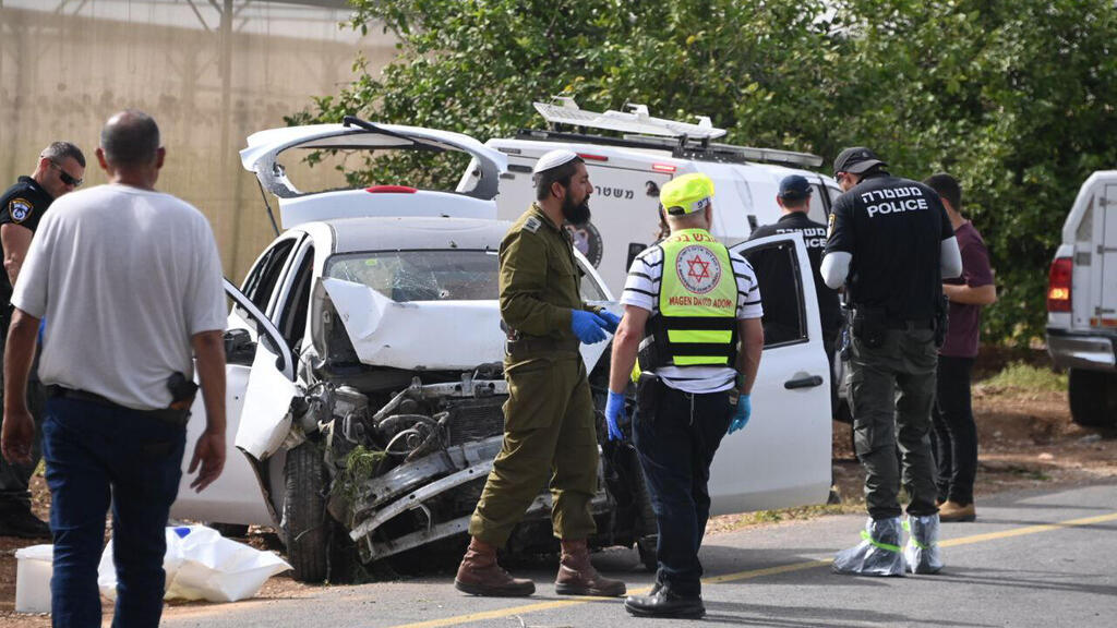 הרכב בזירת הפיגוע