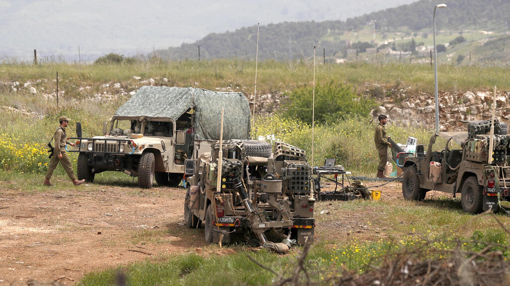 כוחות צה"ל ליד גבול לבנון