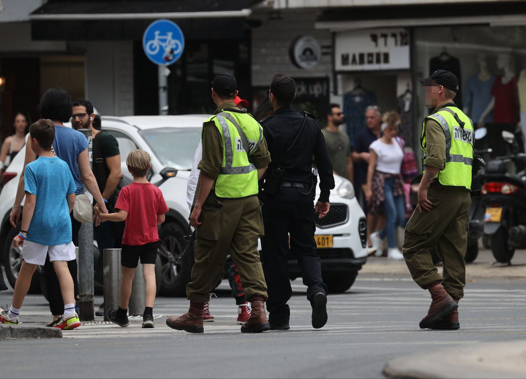 תגבור כוחות הביטחון בתל אביב