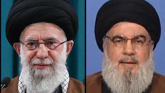 Ali Khamenei, Hassan Nasrallah  