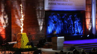 העצרת לפתיחת אירועי יום הזיכרון לשואה ולגבורה ביד ושם