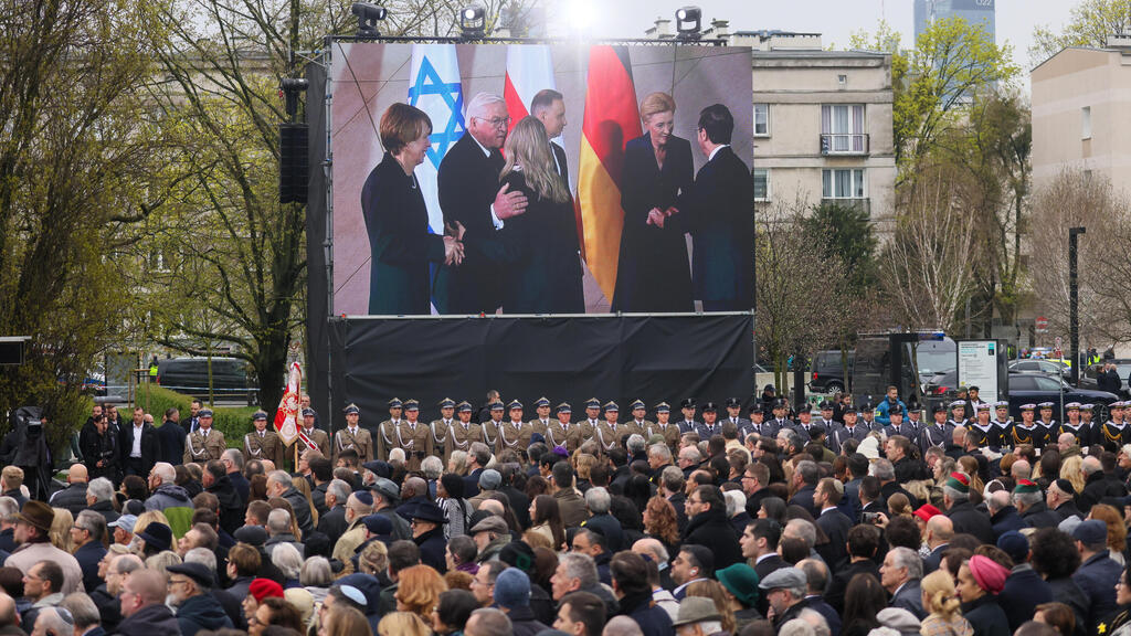 טקס לציון 80 שנה למרד גטו ורשה