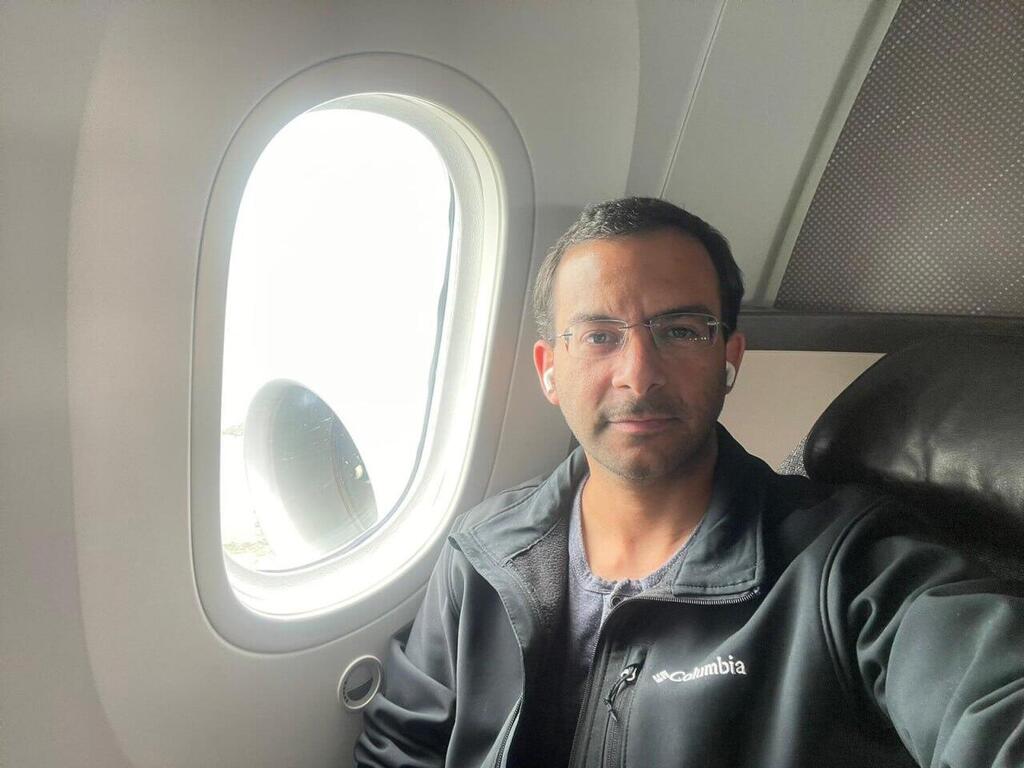 במקרה היה במטוס. ד"ר מתן אונגר