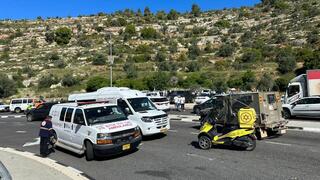 זירת הפיגוע בבנימין