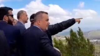 שר החוץ האיראני בגבול לבנון-ישראל