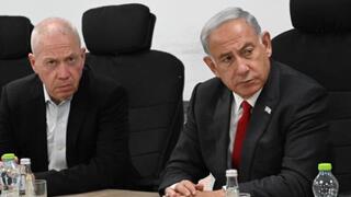 ראש הממשלה בנימין נתניהו, הרמטכ"ל הרצי הלוי ושר הביטחון יואב גלנט בהערכת מצב