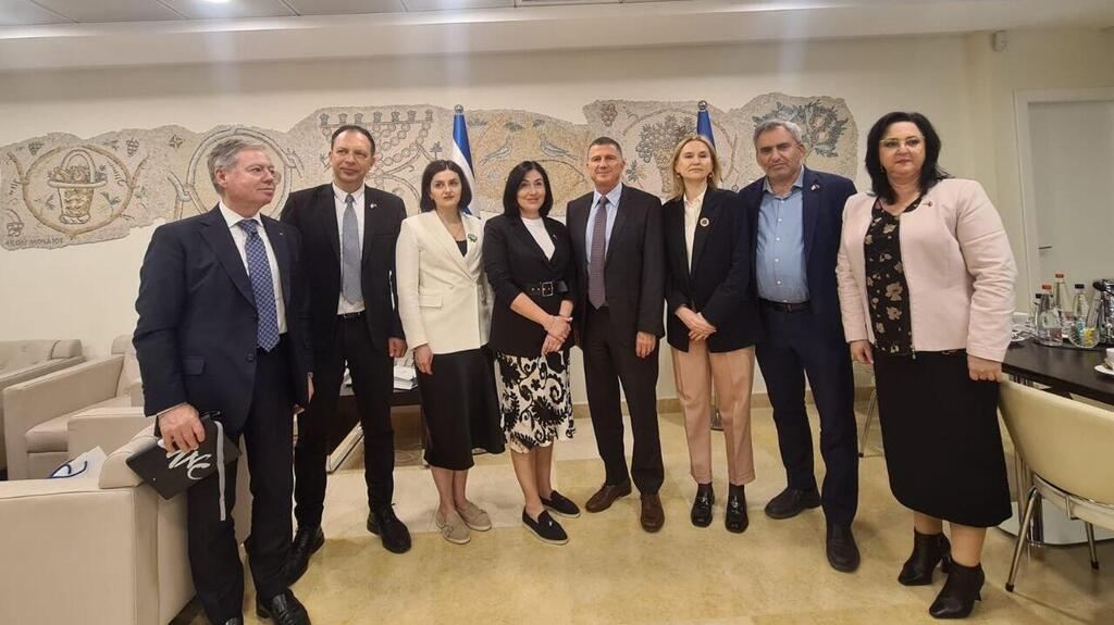 Встреча украинской делегации с израильскими депутатами в кнессете 