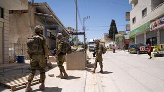 פעילות צה"ל בזירת פיגוע הדקירה סמוך לחוווארה