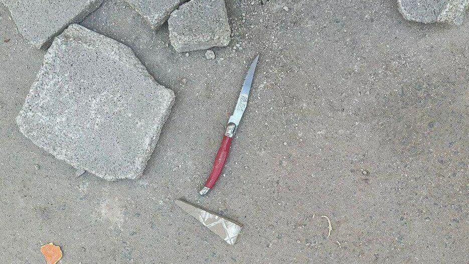הסכין ששימשה לפיגוע